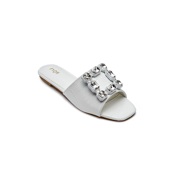 LADIES WOMENS PEARL FLAT ANKLE BUCKLE BOW STRAPPY SUMMER SANDALS SHOES SIZE  3-8 | eBay